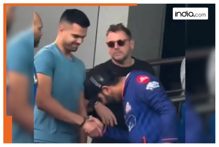 WATCH: Rohit Sharma bids emotional farewell to MI camp, heartwarming moment with Arjun Tendulkar goes VIRAL