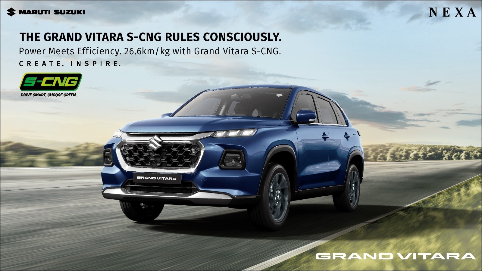 Maruti Suzuki Launches 2025 Grand Vitara S-CNG with 6 Airbags, Premium Features Starting at ₹13.48 Lakh