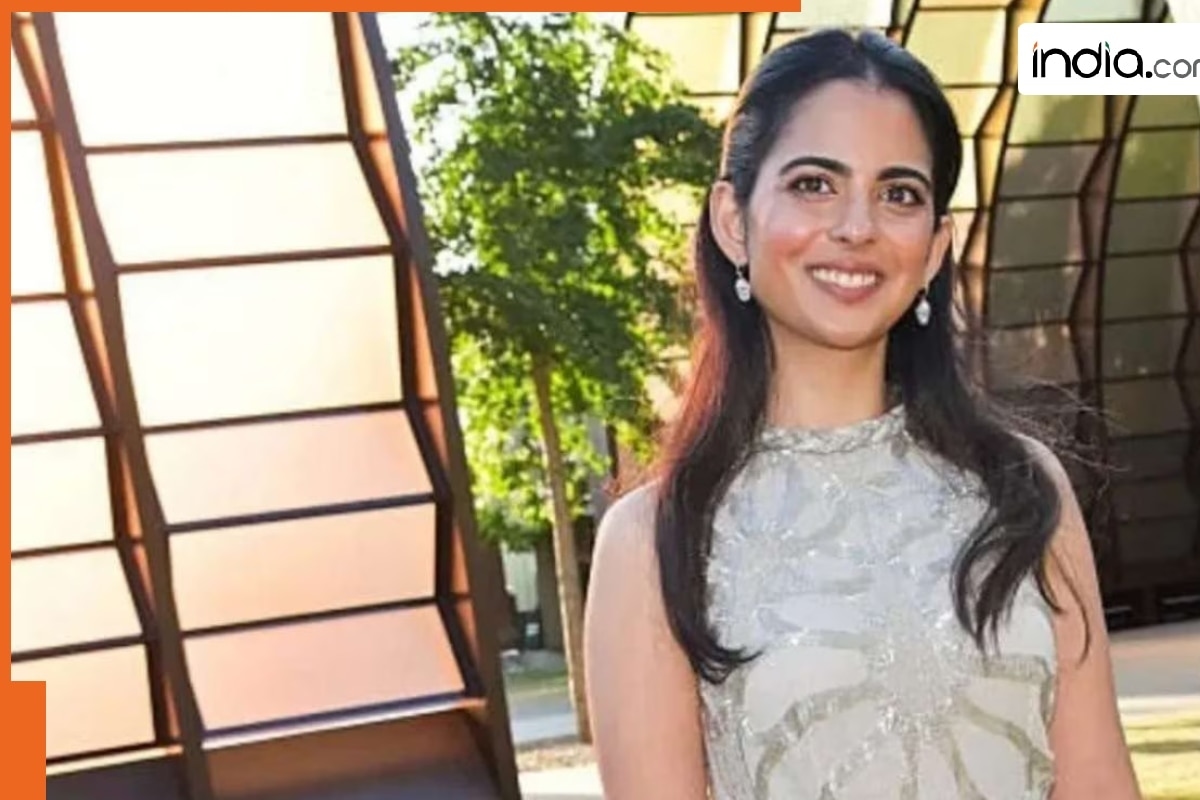 Mukesh Ambani's daughter Isha Ambani makes sustainable fashion statement, repeats old champagne dress at a big event