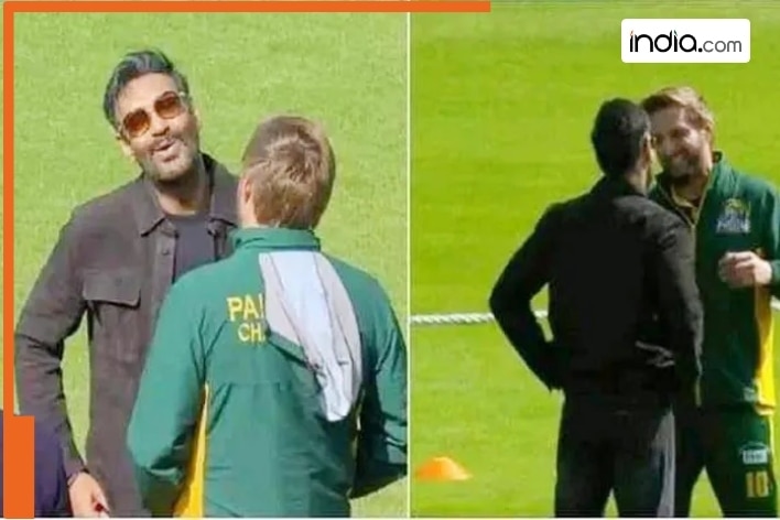 Ajay Devgn chats with Pakistani cricketer Shahid Afridi in viral photo, the truth behind it is...