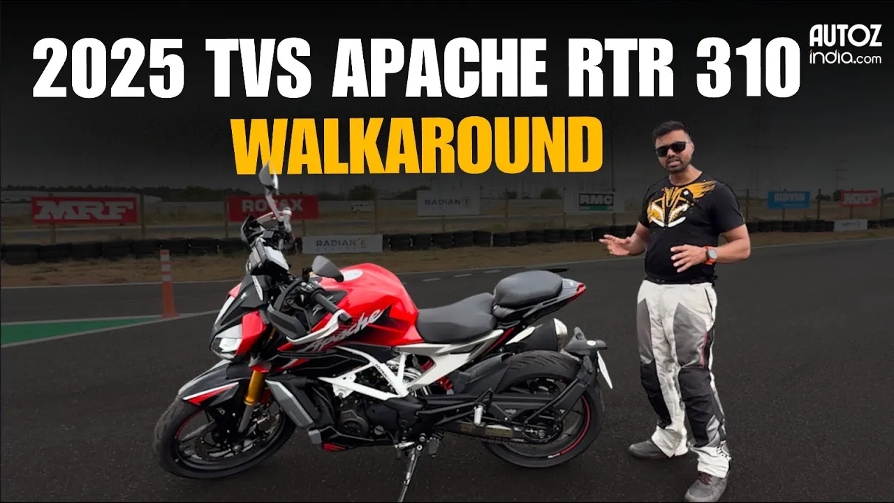 2025 TVS Apache RTR 310 Walkaround: Aggressive Streetfighter Gets Bold New Updates