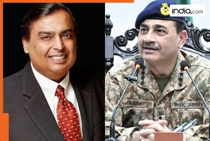 Asim Munir spews venom against India using Mukesh Ambani's photo, threatens to damage Indian projects on Indus River