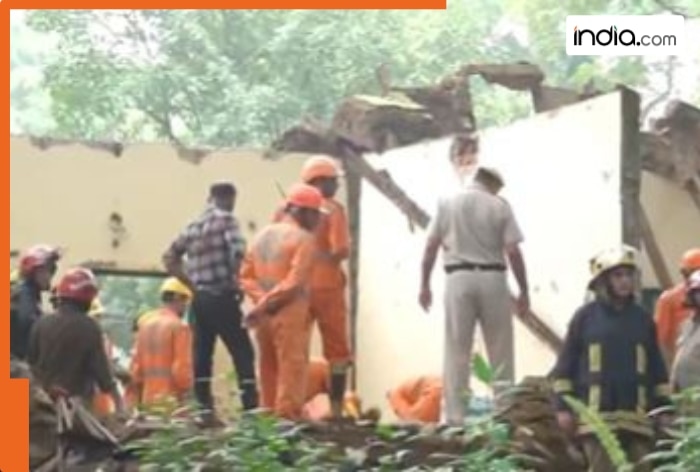 Breaking: Portion of Humayun's tomb in Delhi collapses, people feared trapped, Watch Video