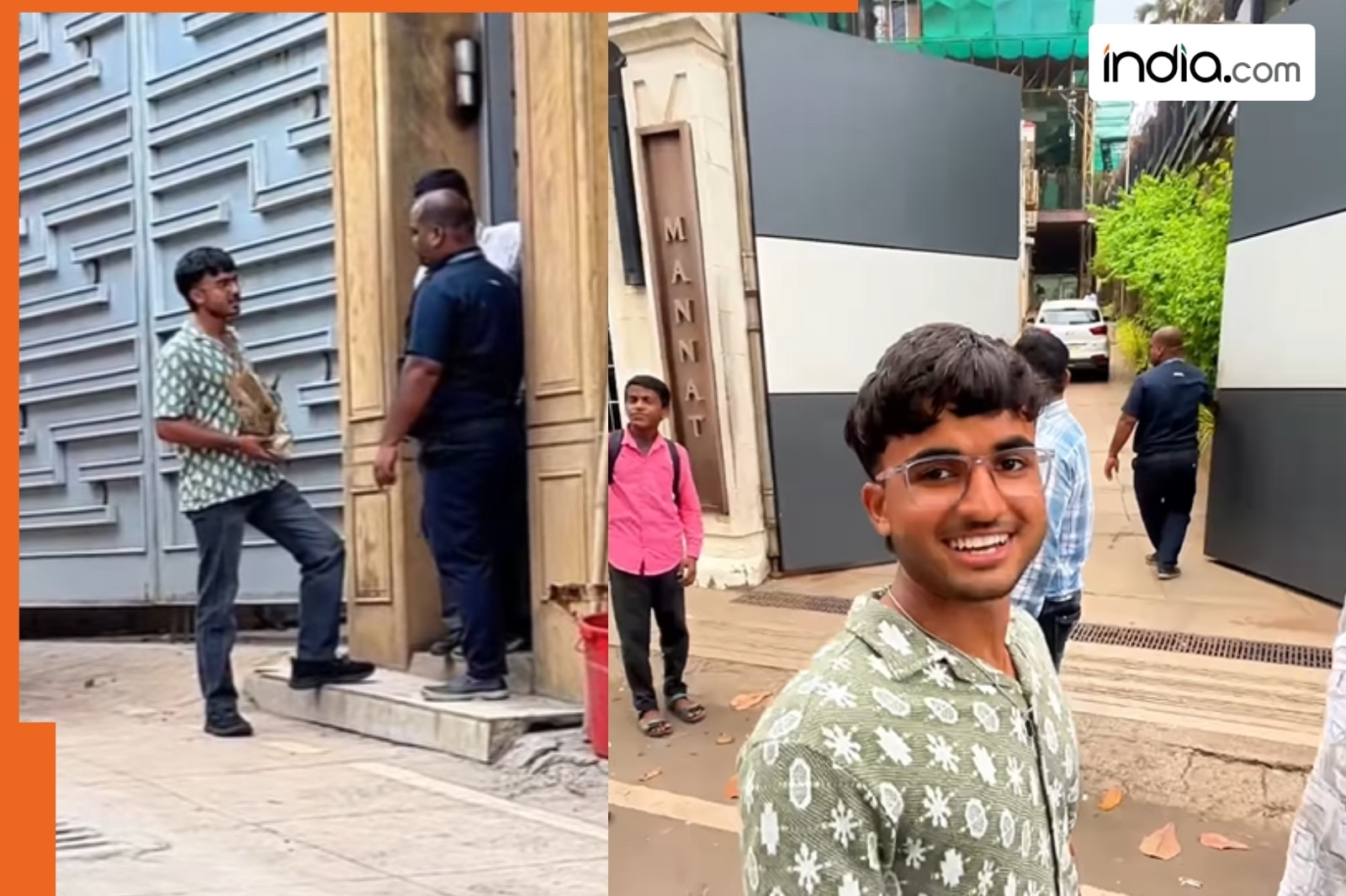 Shah Rukh Khan's fan pretends to be Zomato delivery boy, enters Mannat, but guard's hilarious reaction goes viral