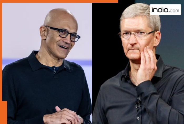 Microsoft sets new record! Surpasses Tim Cook's Apple to become...., Satya Nadella's IT giant value reaches to....