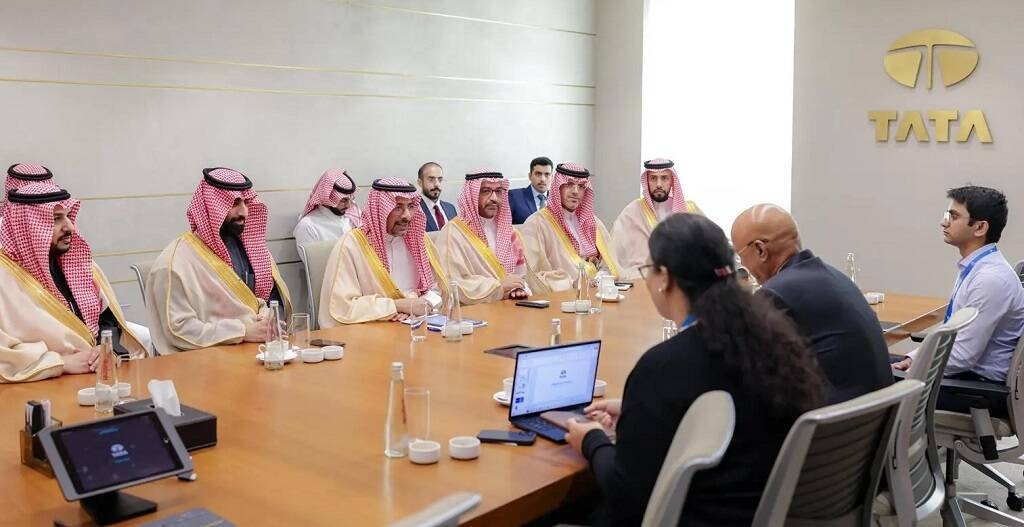 بحث سبل التعاون الصناعي بين السعودية ومجموعة "TATA" الهندية