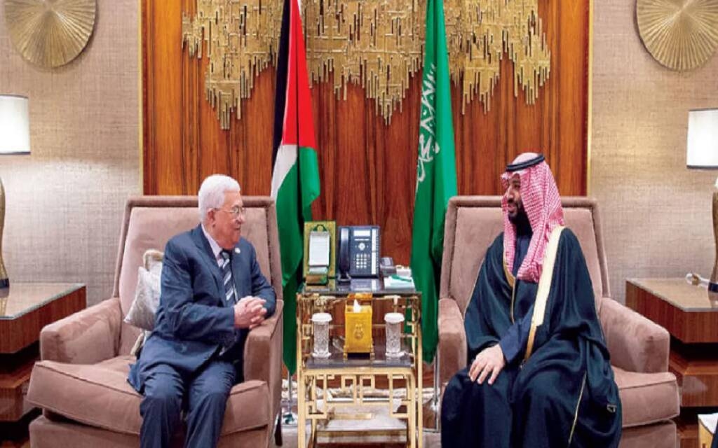 ولي العهد يؤكد للرئيس الفلسطيني إدانة المملكة للعدوان ودعمها للقضية العادلة