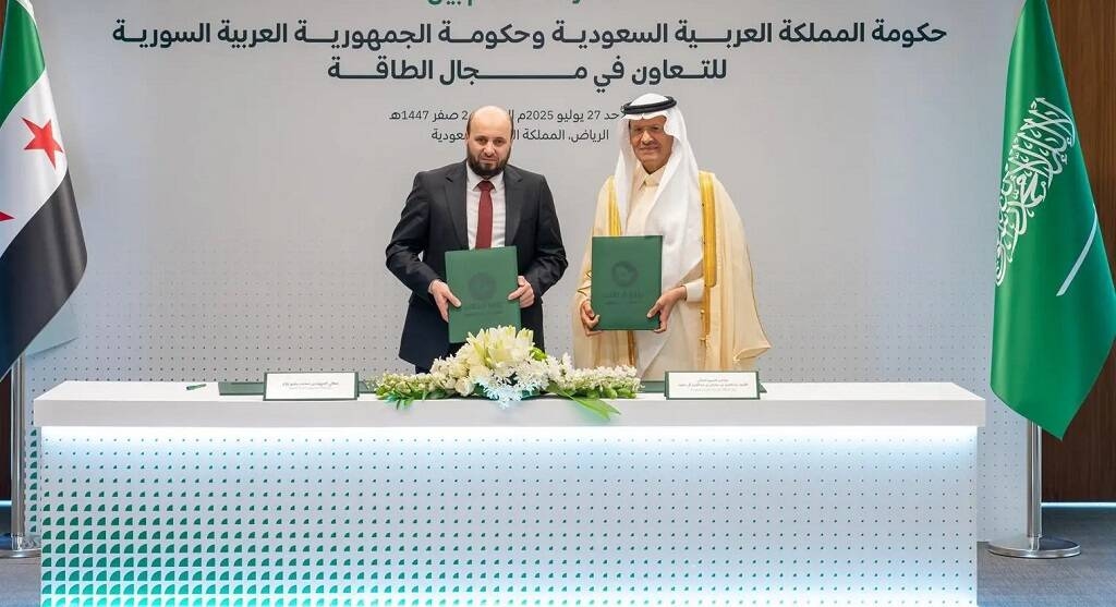 السعودية وسوريا توقعان مذكرة تفاهم للتعاون في مجالات الطاقة