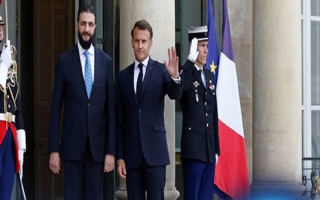 أول زيارة أوروبية للرئيس السوري الانتقالي.. ماكرون يستقبل أحمد الشرع في باريس