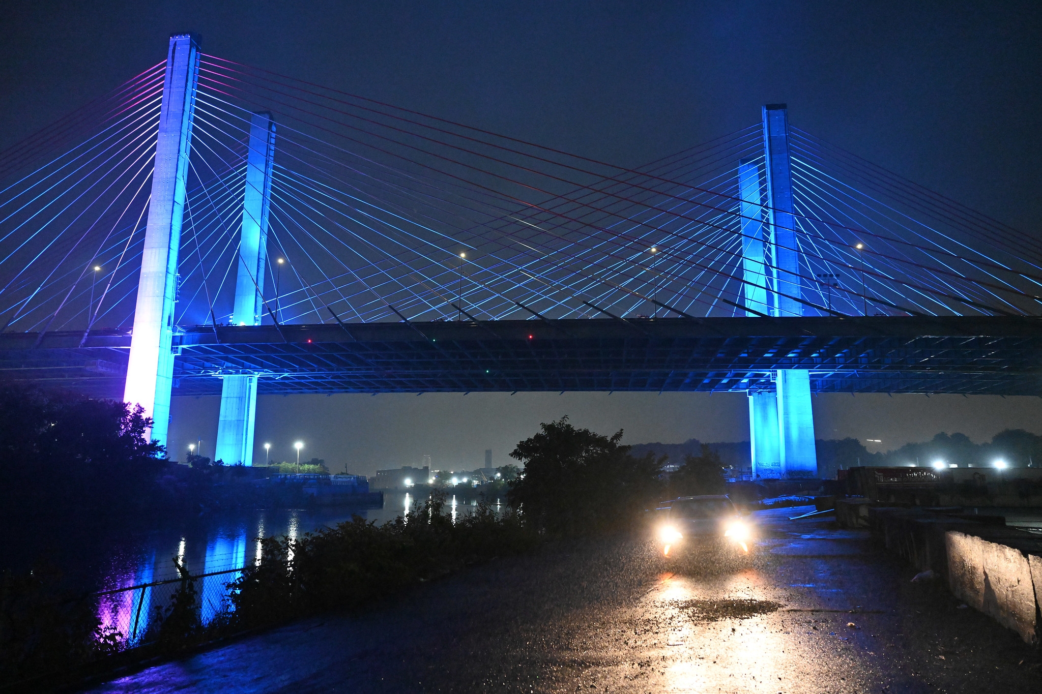 Mamdani bids on Cuomo's bridge lights