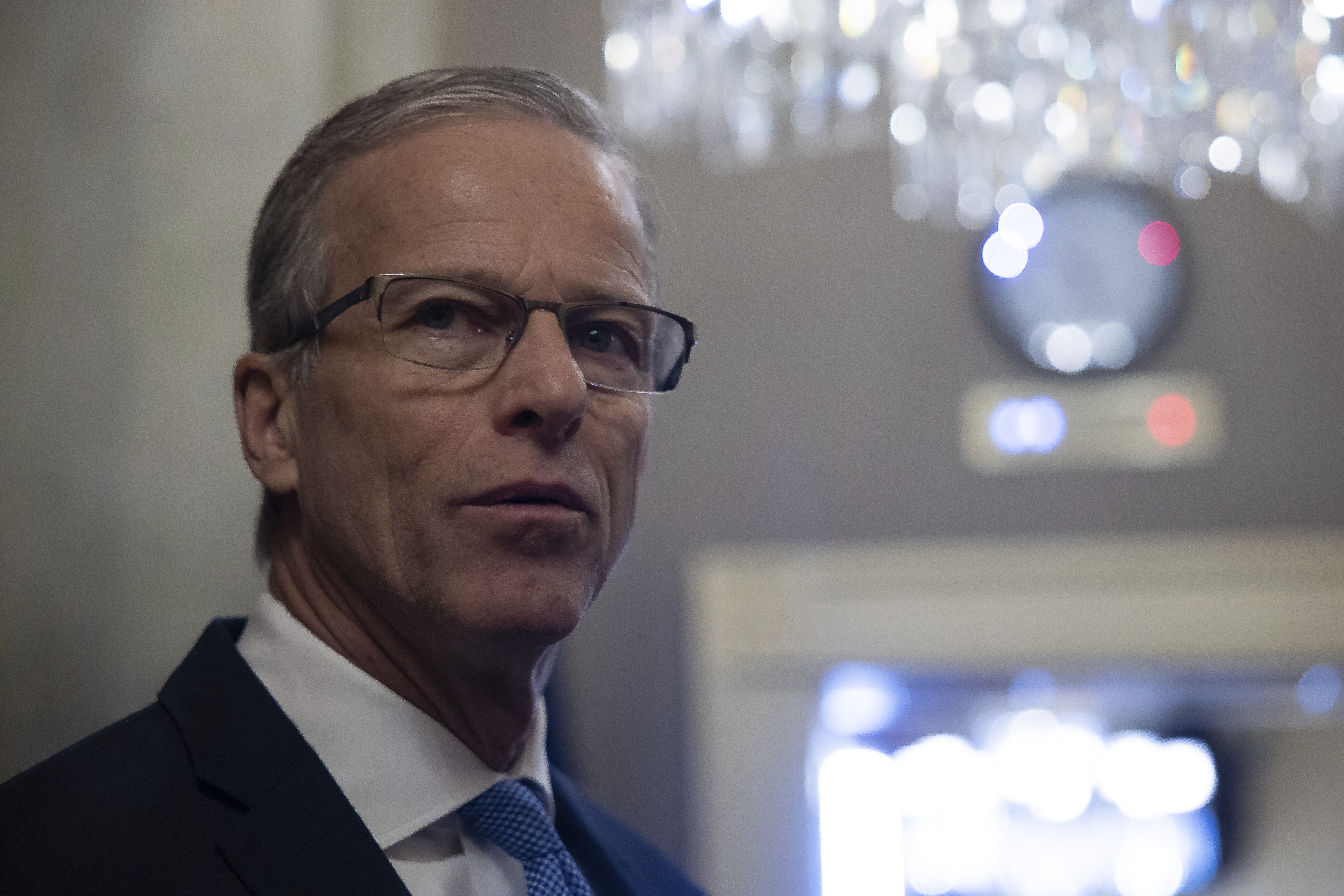 How Trump's trade war could put John Thune in a very uncomfortable spot