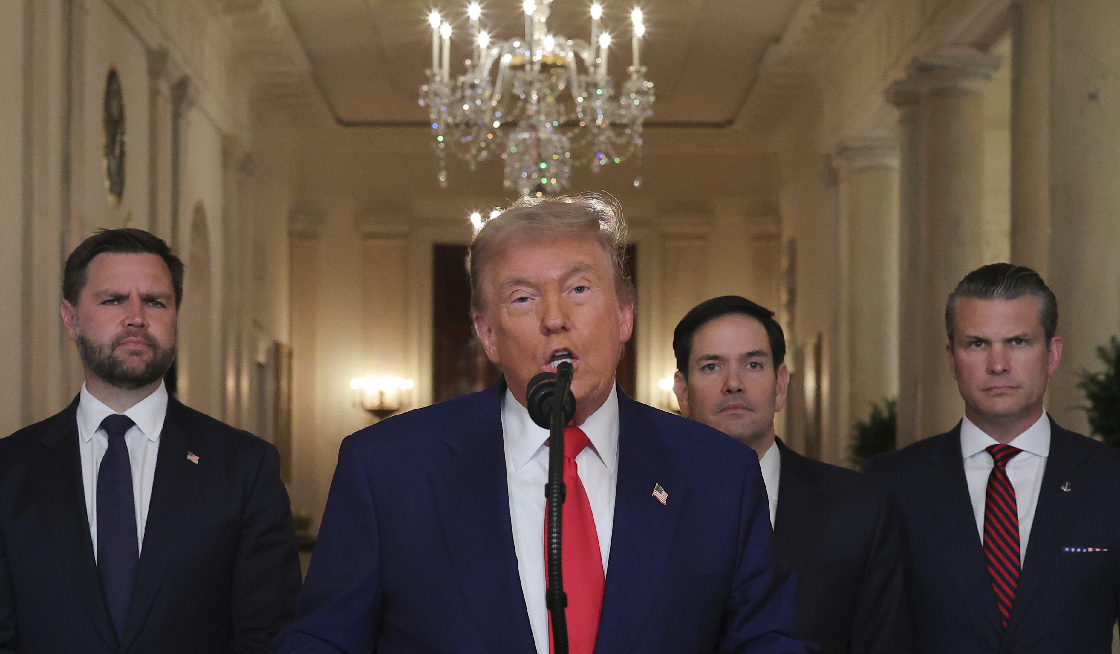 Trump floats regime change in Iran after US strikes nuclear sites, muddying the administration's message