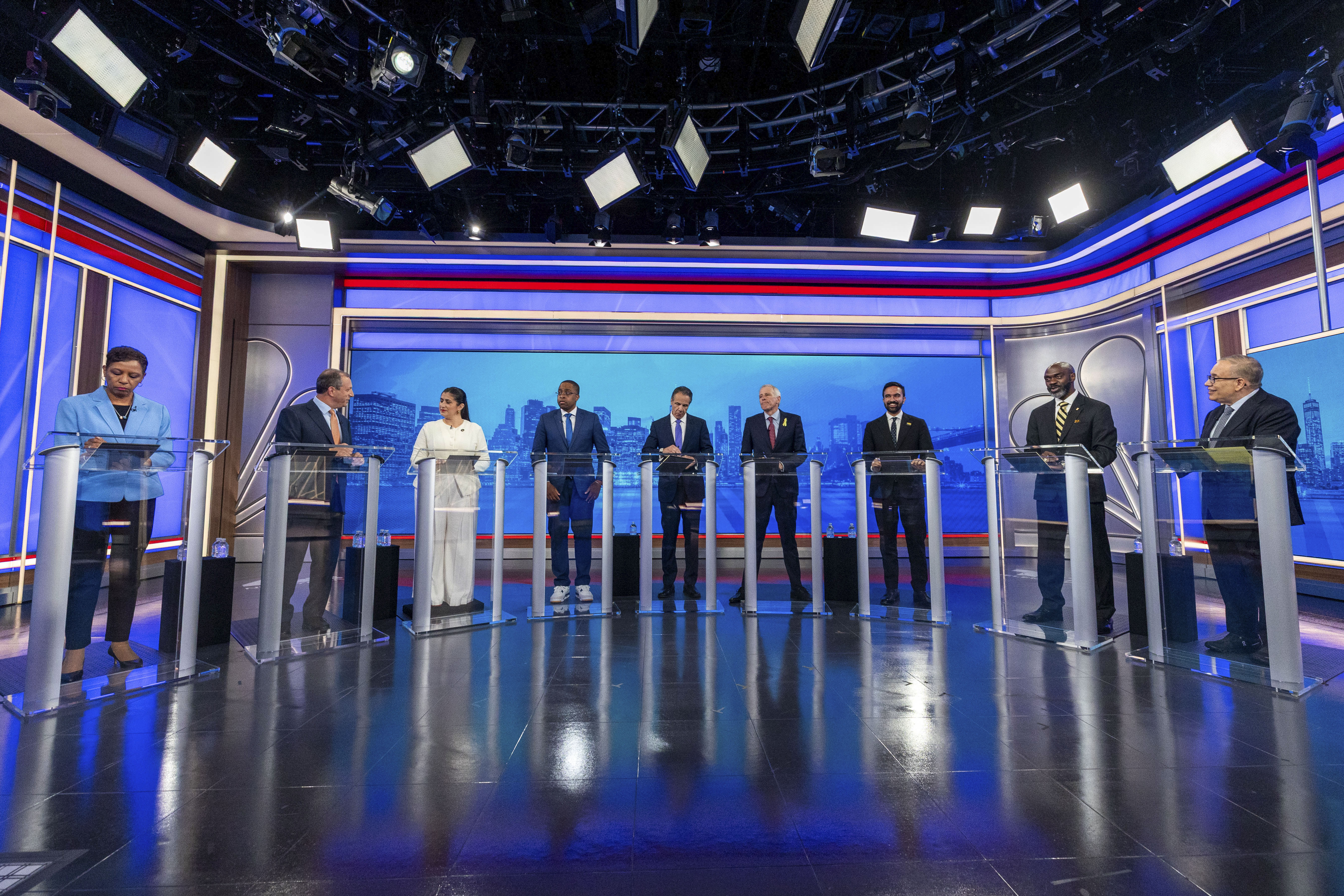 Trump looms large, very large, over NYC mayoral debate