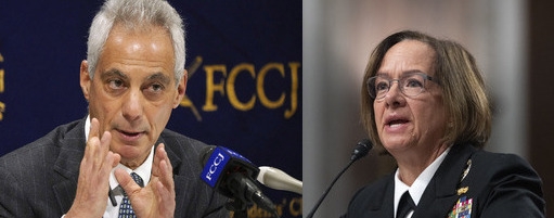 Rahm teams up with fired Navy chief