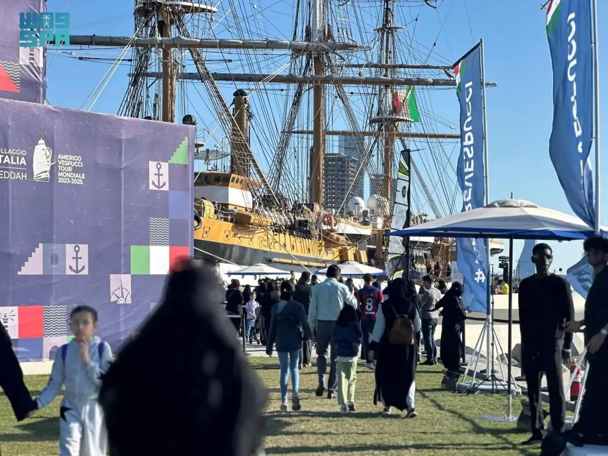 Amerigo Vespucci Brings Italy's Rich Maritime Culture to Jeddah's Shores