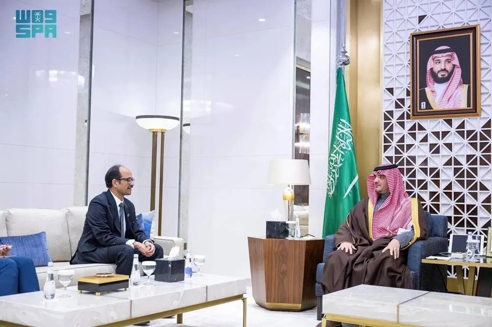 Saudi Interior Minister Meets UN Secretary-General's Special Representative for Disaster Risk Reduction