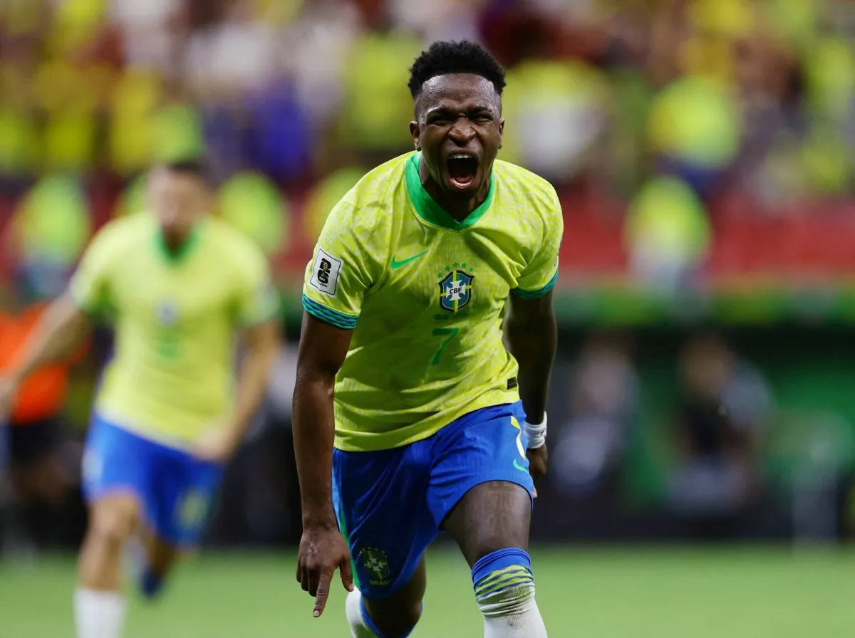 Vinicius Júnior's Late Goal Seals Brazil's 2-1 Win over Colombia in South American Qualifying