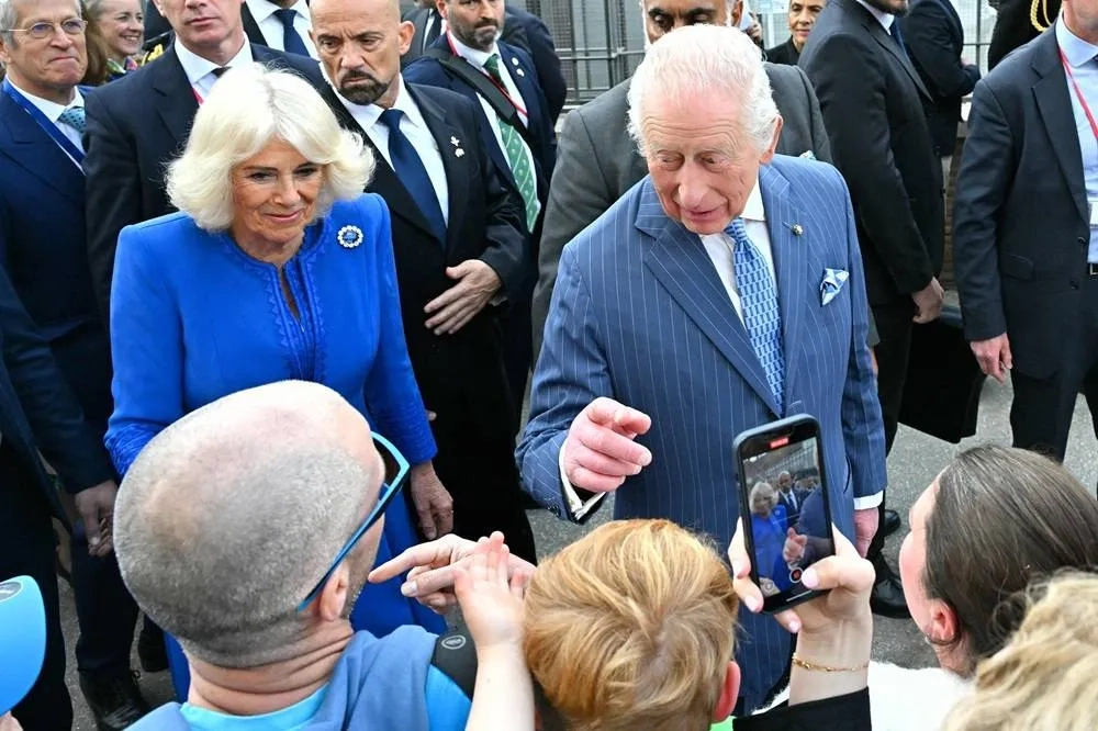 British Royals Greet Crowds at Colosseum During Italy Visit