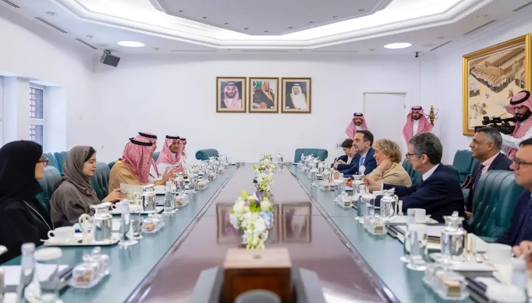 Saudi FM Meets with Italian Senate Foreign Affairs President
