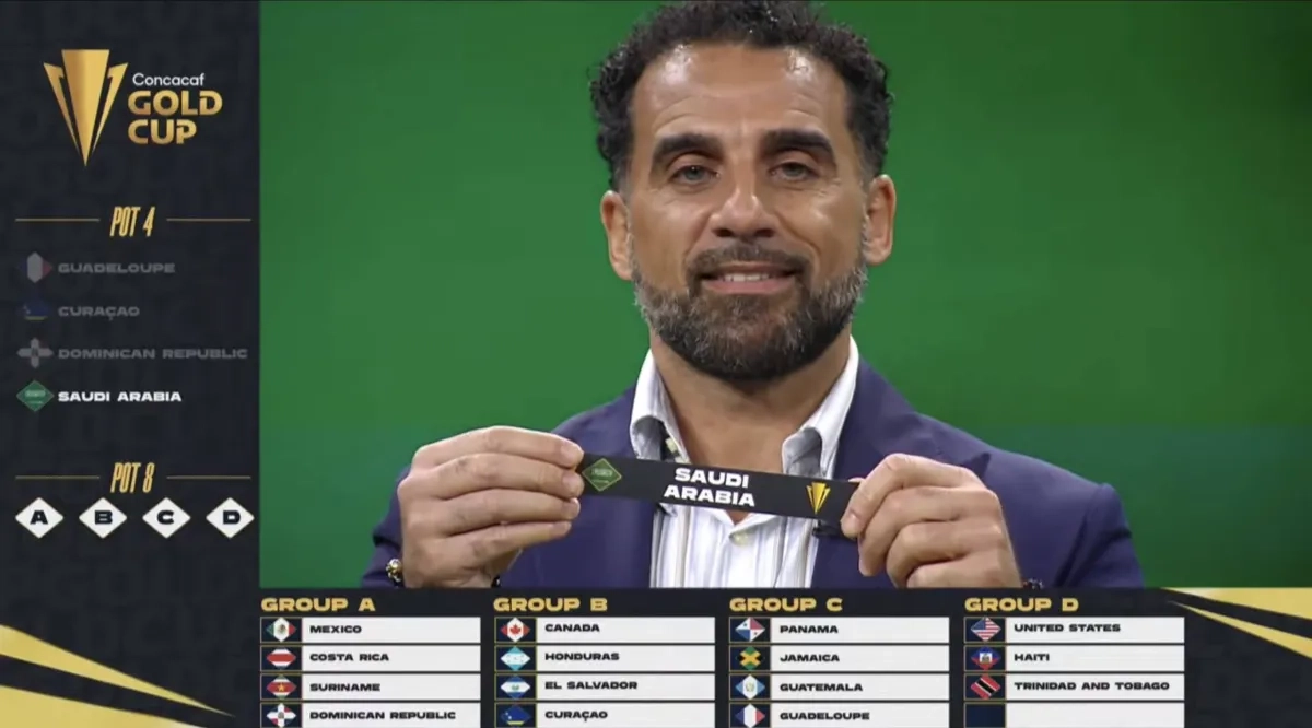 قرعة الكأس الذهبية تضع المنتخب السعودي في مجموعة الولايات المتحدة