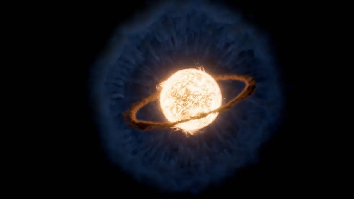 Quite Dramatic End to a Planet Swallowed by its Host Star