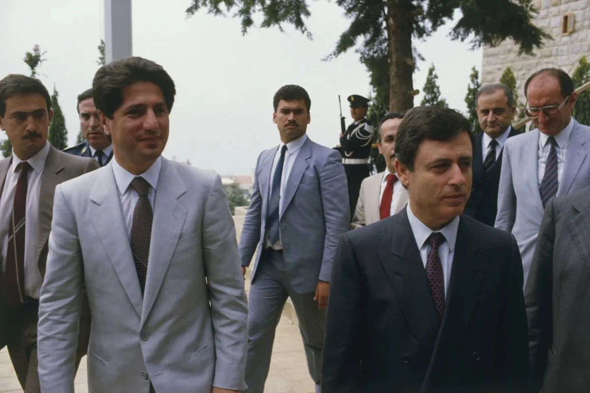 Gemayel to Asharq Al-Awsat: Khaddam was Assad's Stick to Apply Pressure