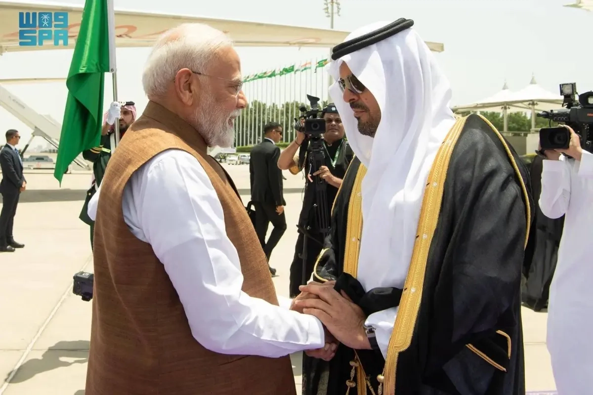 Indian Prime Minister Arrives in Jeddah for State Visit