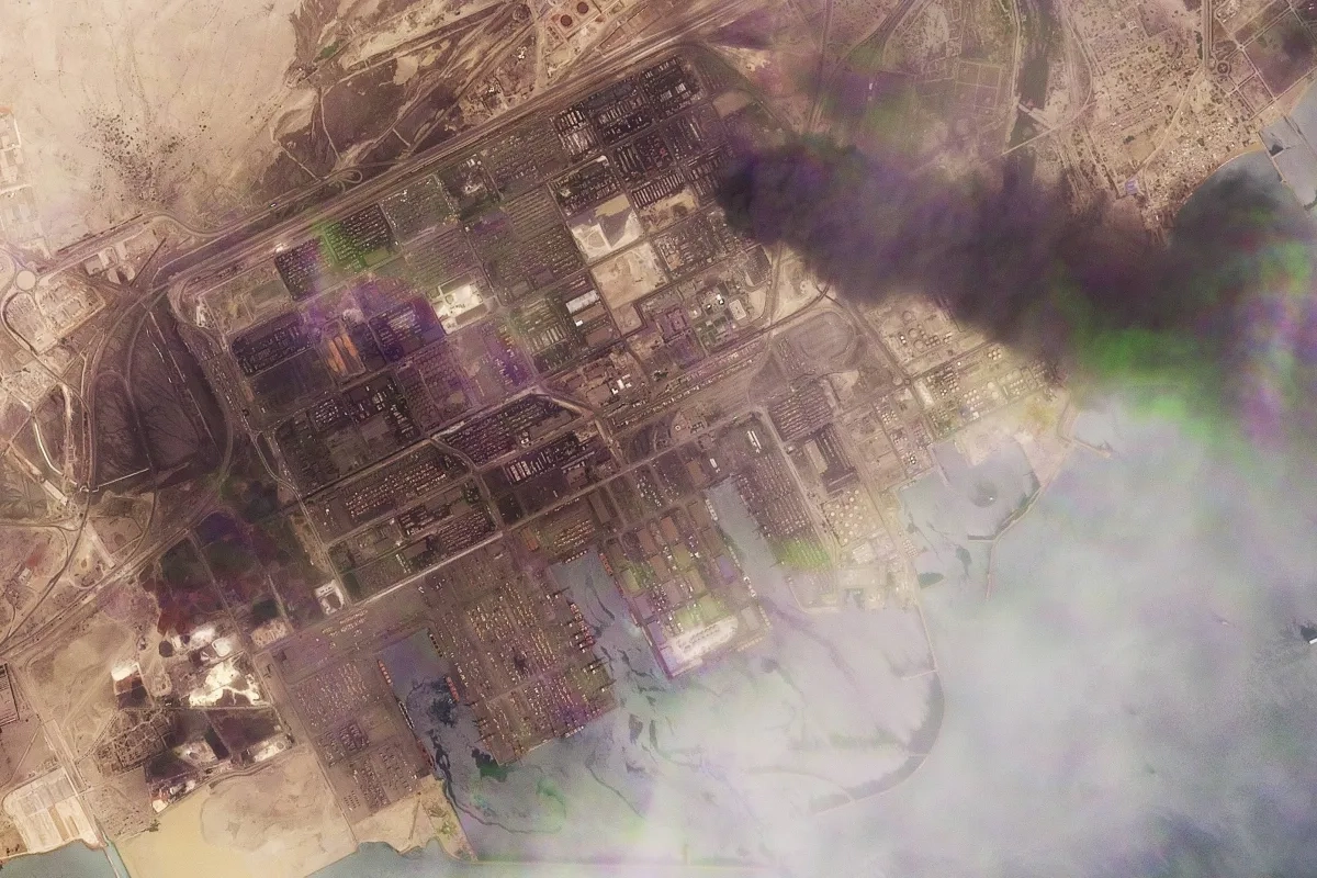 Fires Rage 2 Days after Iran Port Blast Killed 40
