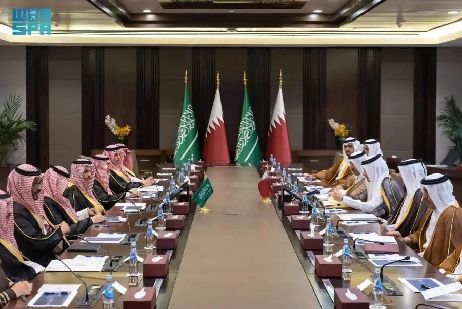 Saudi and Qatari Foreign Ministers Meet, Chair Coordination Council Meeting