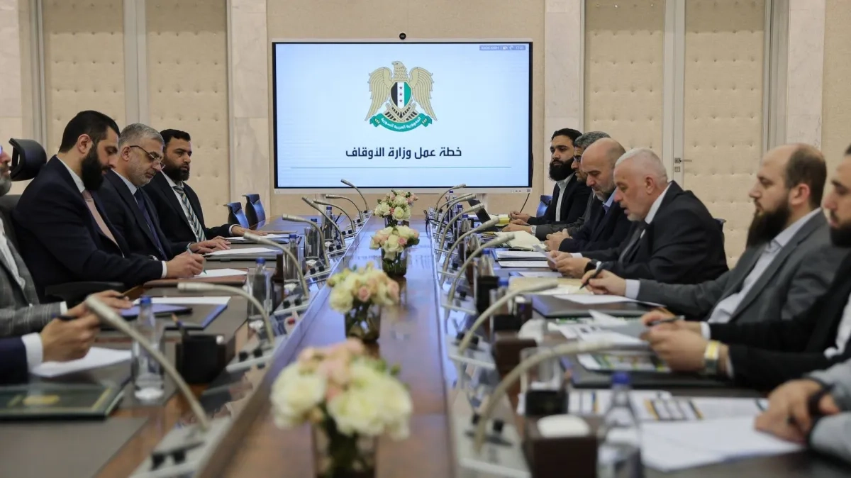 الشرع يبحث مع وزير الأوقاف «تعزيز الخطاب الديني الوسطي»