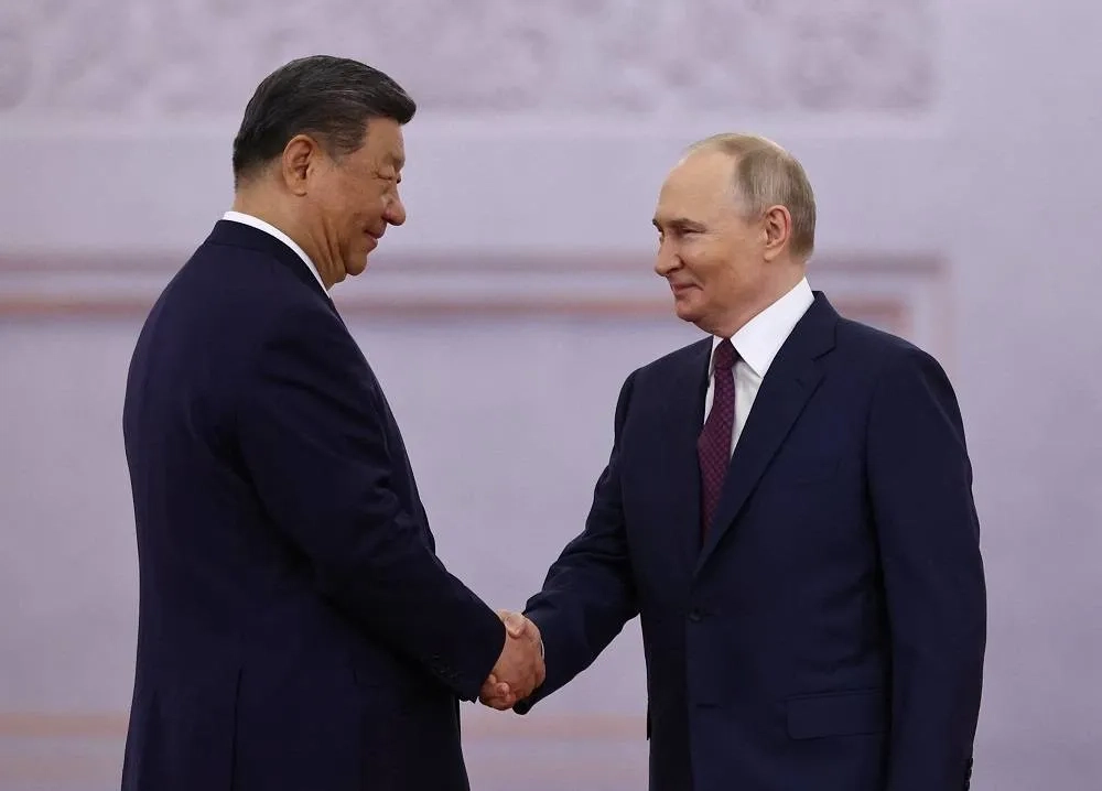 Putin Says Russia Stands with China against 'Neo-Nazism'