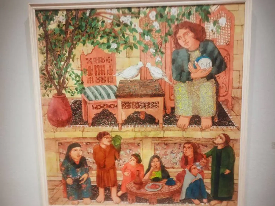 معرض جماعي يستعيد بهجة الريف المصري