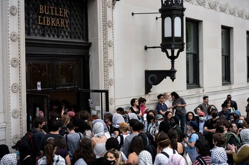 Columbia Suspends over 65 Students Following Pro-Palestinian Protest in Library