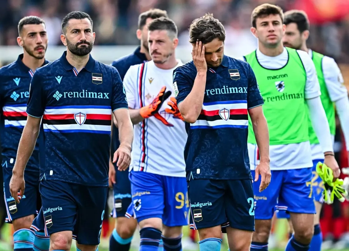 سامبدوريا يهبط لدوري الدرجة الثالثة للمرة الأولى