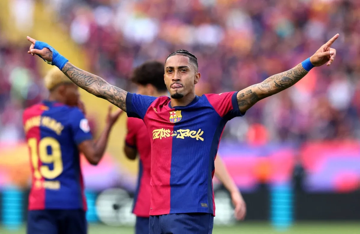توهُّج رافينيا مفتاح برشلونة نحو تتويجه الوشيك بلقب «لاليغا»