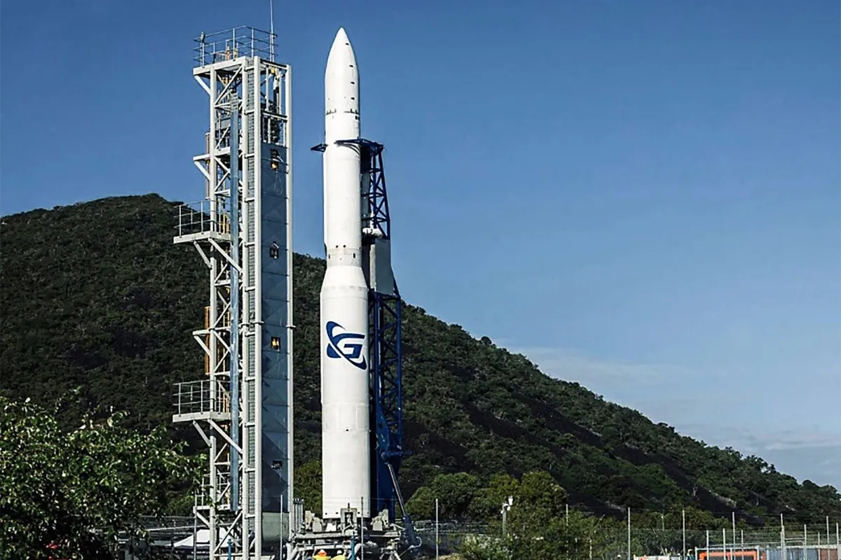 Nose Cone Glitch Wipes Australian Rocket Launch