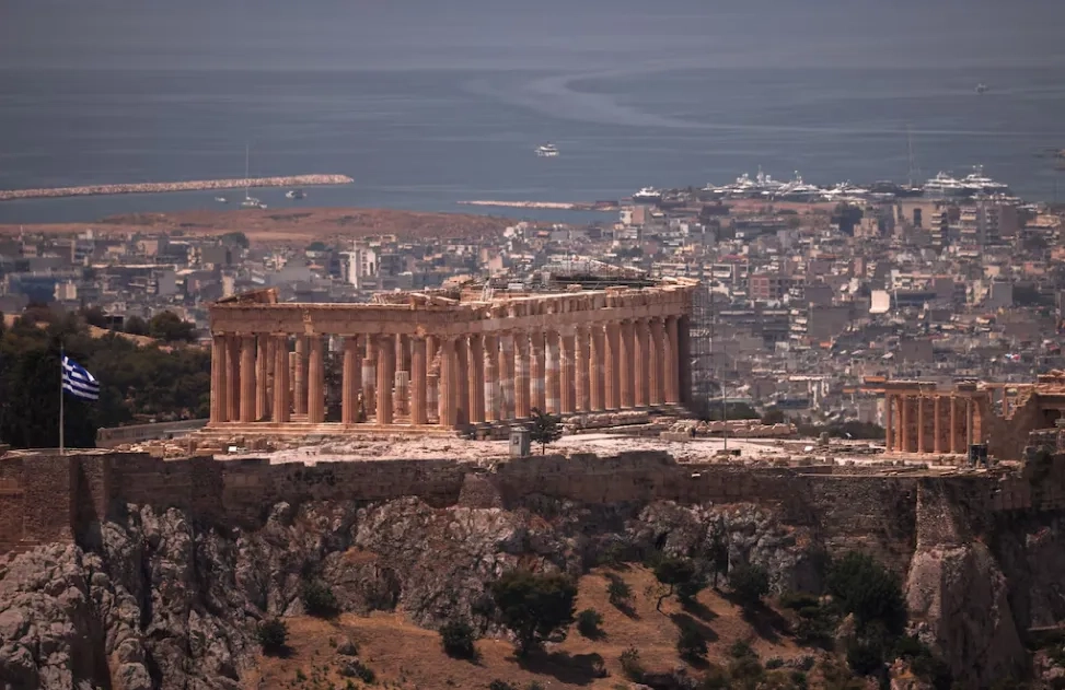Greece Takes Legal Action over Drone Show Advertising Adidas near Acropolis