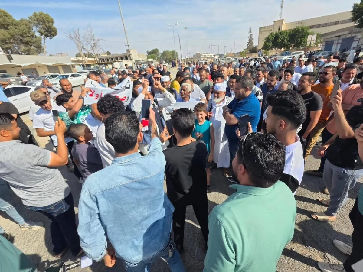 مظاهرات في مدن بغرب ليبيا للمطالبة برحيل حكومة الدبيبة
