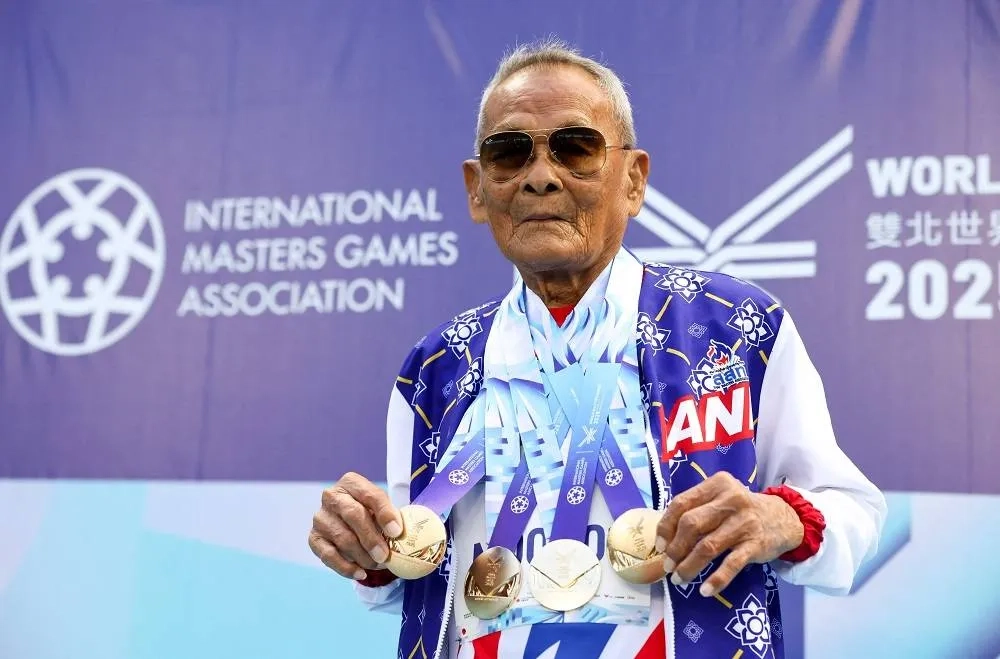 Thai Athlete, 105, Unrivalled but Not Lonely at World Masters Games