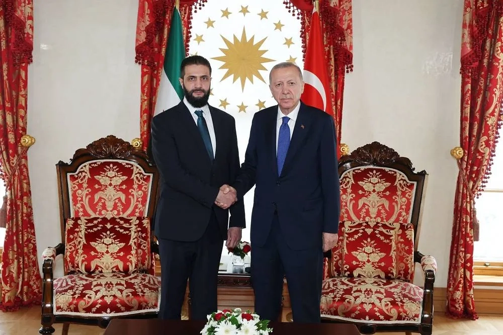 Erdogan Tells Sharaa Türkiye Welcomes Lifting of Syria Sanctions