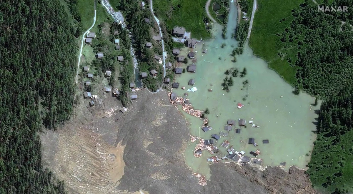 Flood Risk Threatens Swiss Valley after Village Destroyed by Glacier