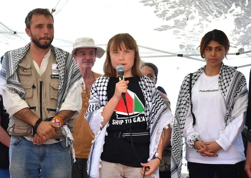 Climate Activist Thunberg Joins Aid Ship Sailing to Gaza Aimed at Breaking Israel's Blockade