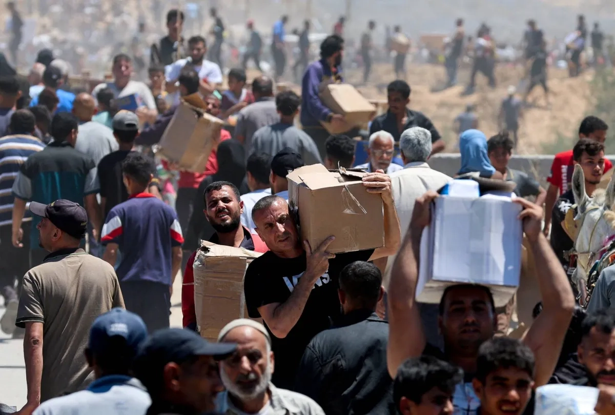 At Least 24 Palestinians Killed near Gaza Aid Site
