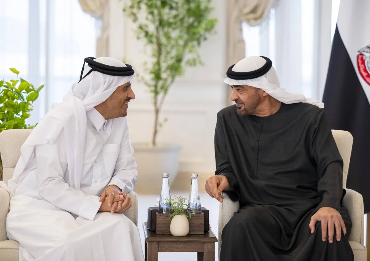 UAE President, Qatar's PM Discuss Bilateral Ties