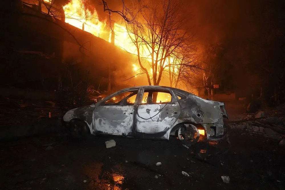 Russia Hits Ukraine's Kharkiv with Deadly Nighttime Barrage of Drones