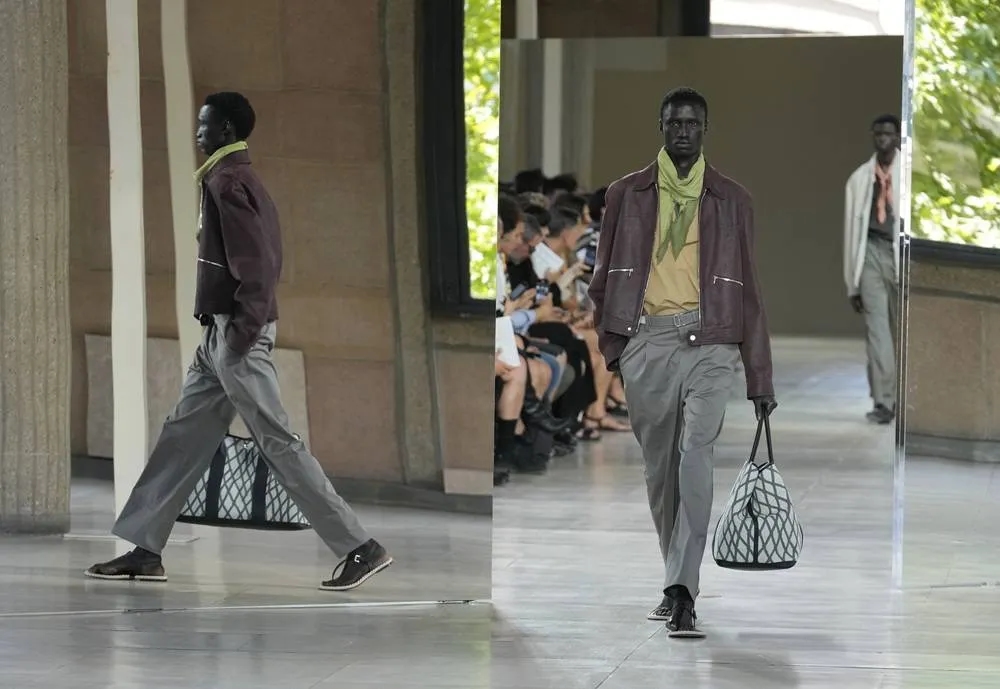 At Hermes, Woven Leather and Quiet Confidence Set the Tone for Paris Menswear