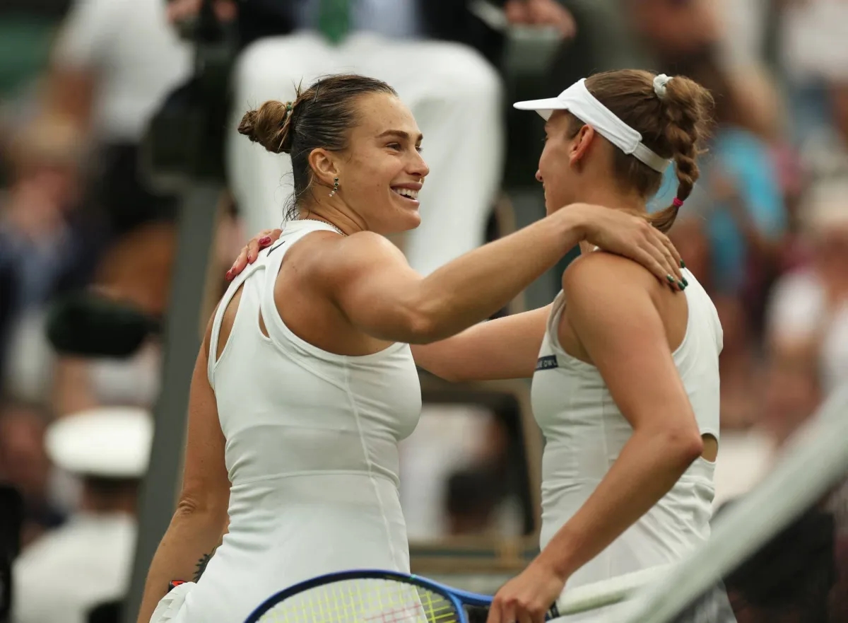 Sabalenka Passes Mertens Test to Reach Wimbledon Quarter-finals