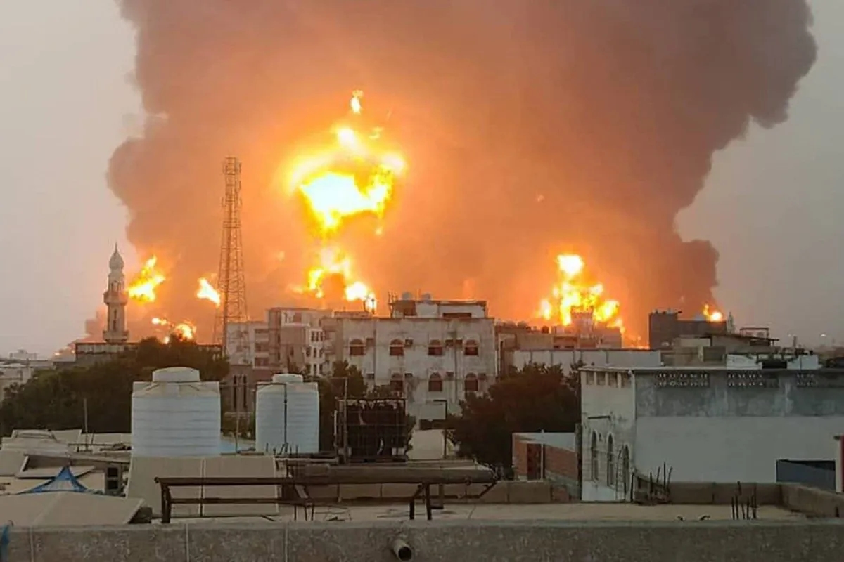 سلاح الجو الإسرائيلي يشن هجوما جويا على الحديدة باليمن
