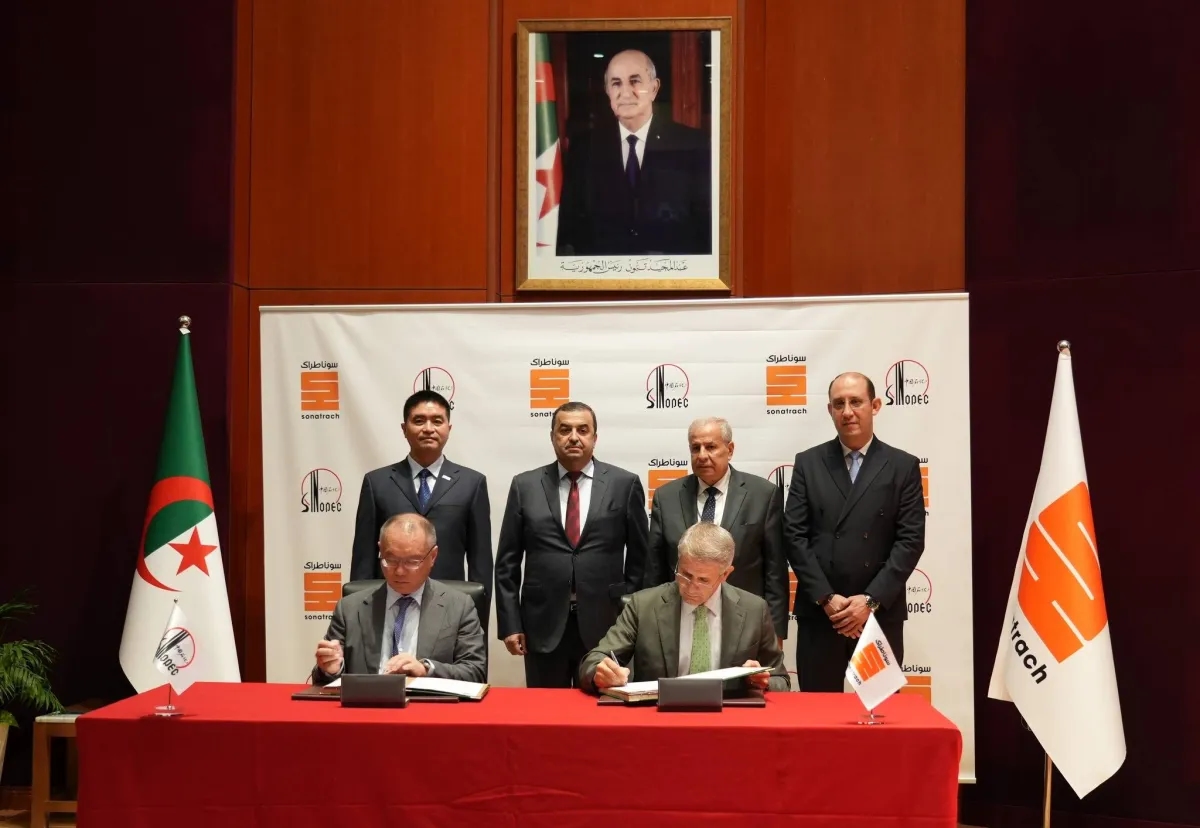 «سوناطراك» الجزائرية و«سينوبك» الصينية تُوقّعان اتفاقية مبادئ بمجال الطاقة