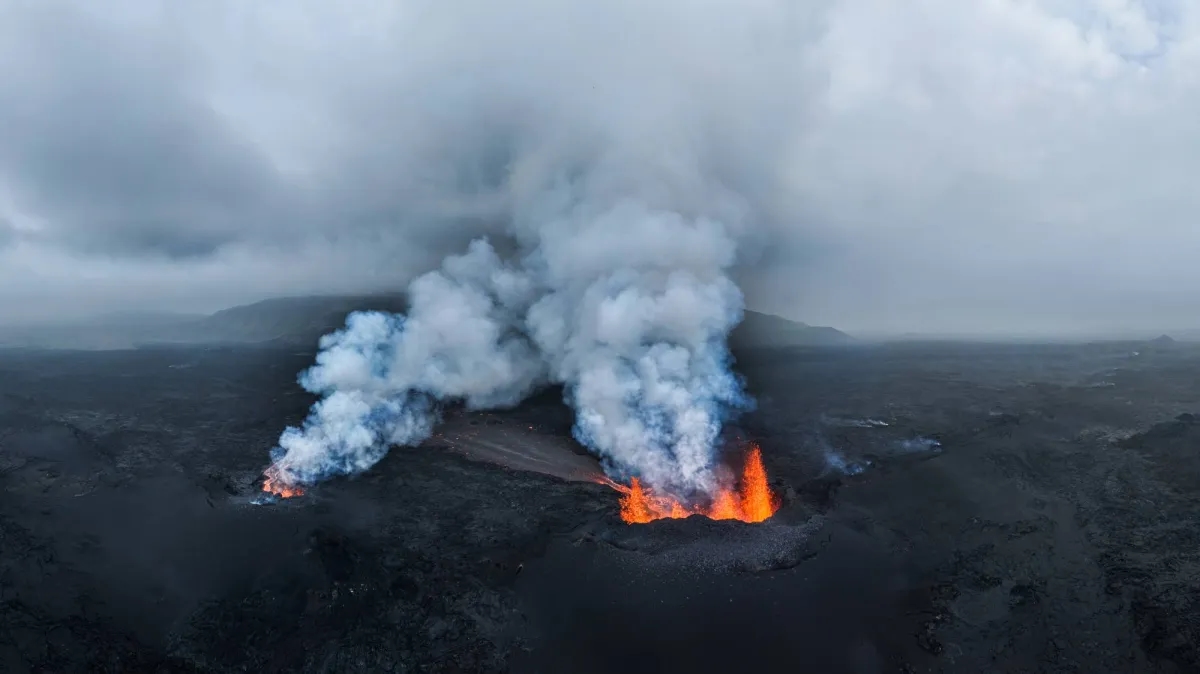 Iceland Engulfed by Volcanic Cloud